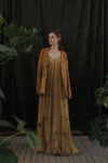 Mutedance 24 Spring/Summer Flower-dyed Silk Sling Dress Series MD-MD24SS22-1K 1khaki PM140